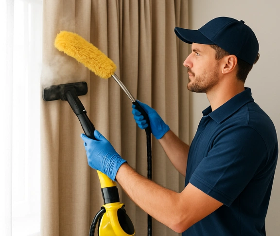 Trusted curtain steam cleaning technician Matty Curtain Cleaning wattle-grove-nsw QLD