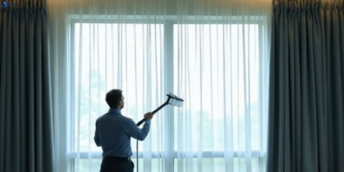 Commercial curtain steam cleaning service wattle-grove-nsw hotels offices