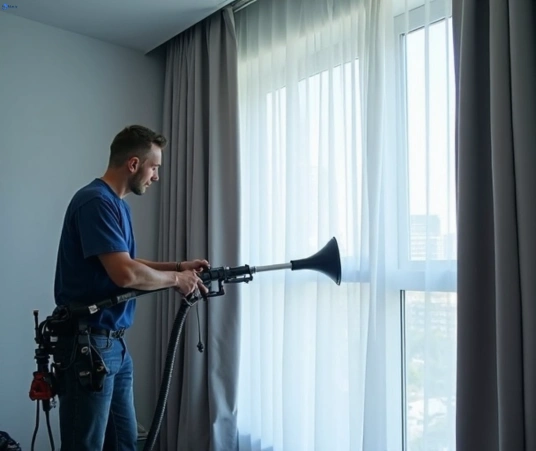 Professional curtain steam cleaning process equipment Matty Curtain Cleaning wattle-grove-nsw